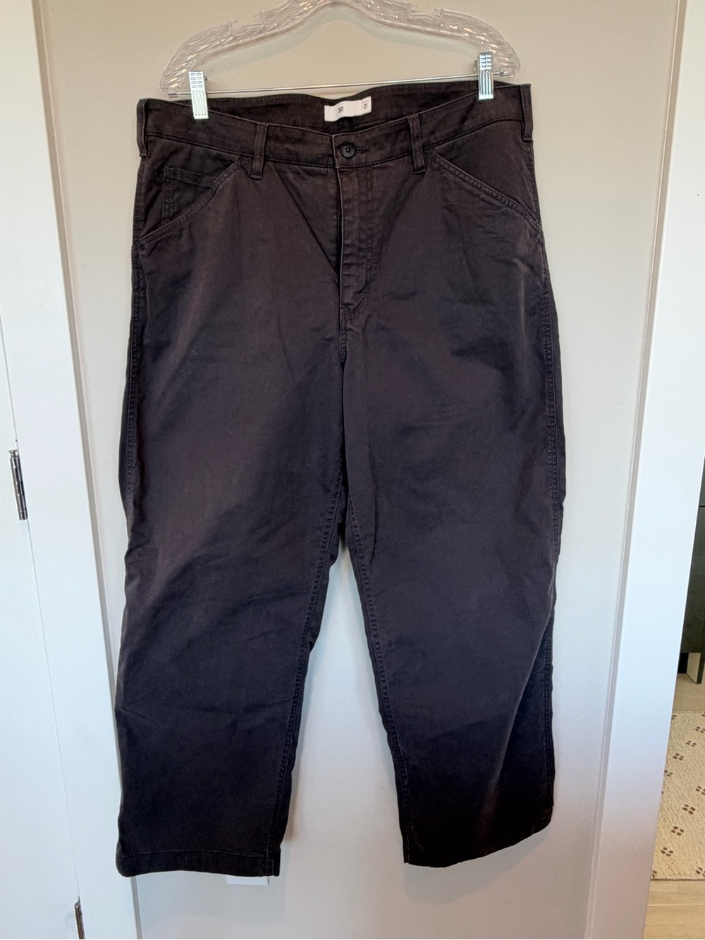 Nordstrom Men's Dark Charcoal Chinos